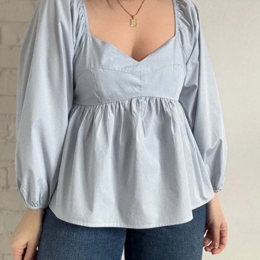 Banana Republic Light Blue Blouse